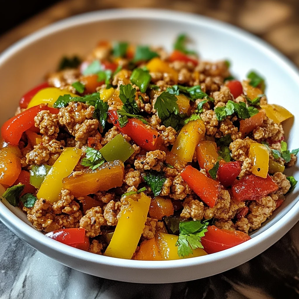 Ground Turkey and Peppers 30 Minutes Ultimate Delicious
