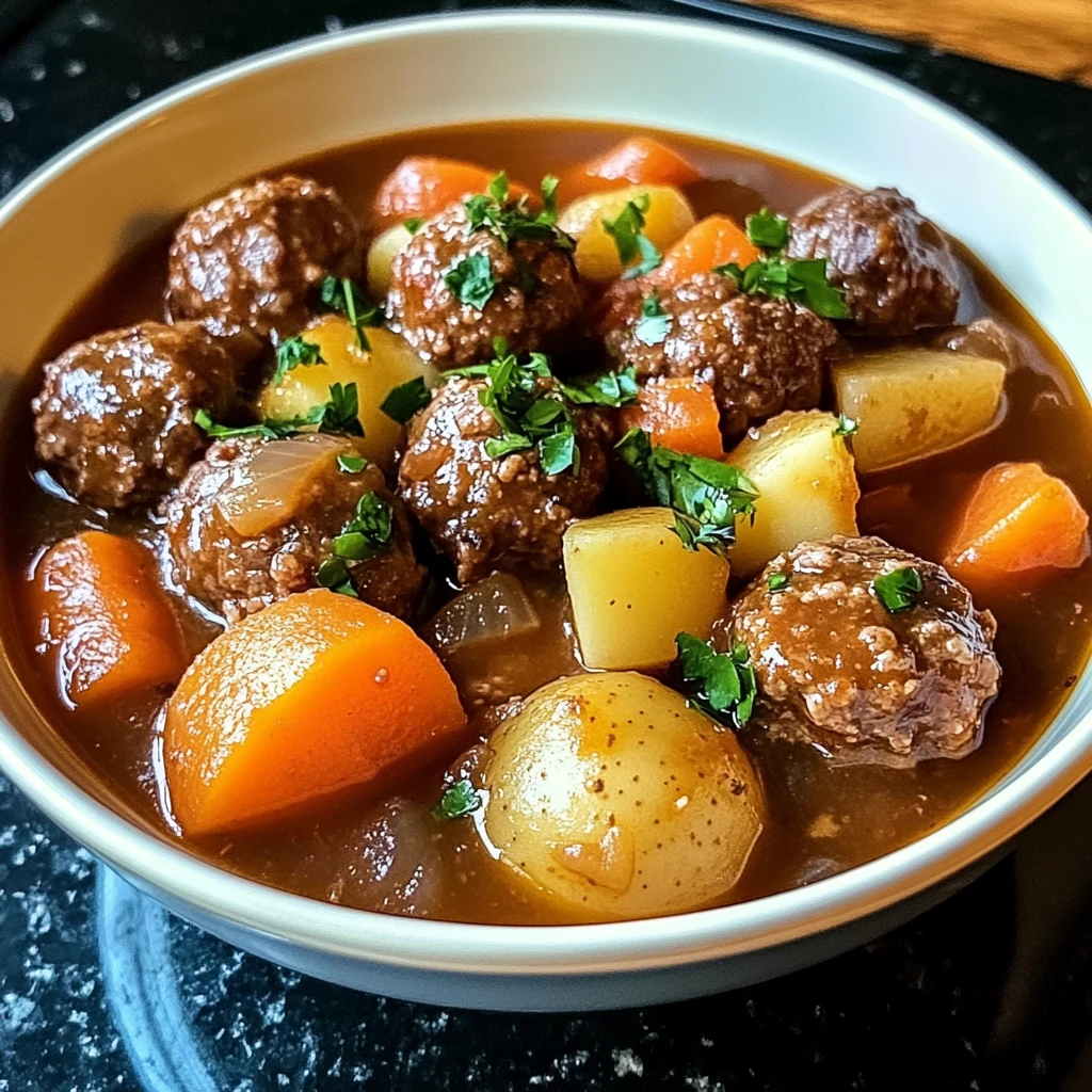 Irish Meatball Stew 30 Minutes Easy Delicious