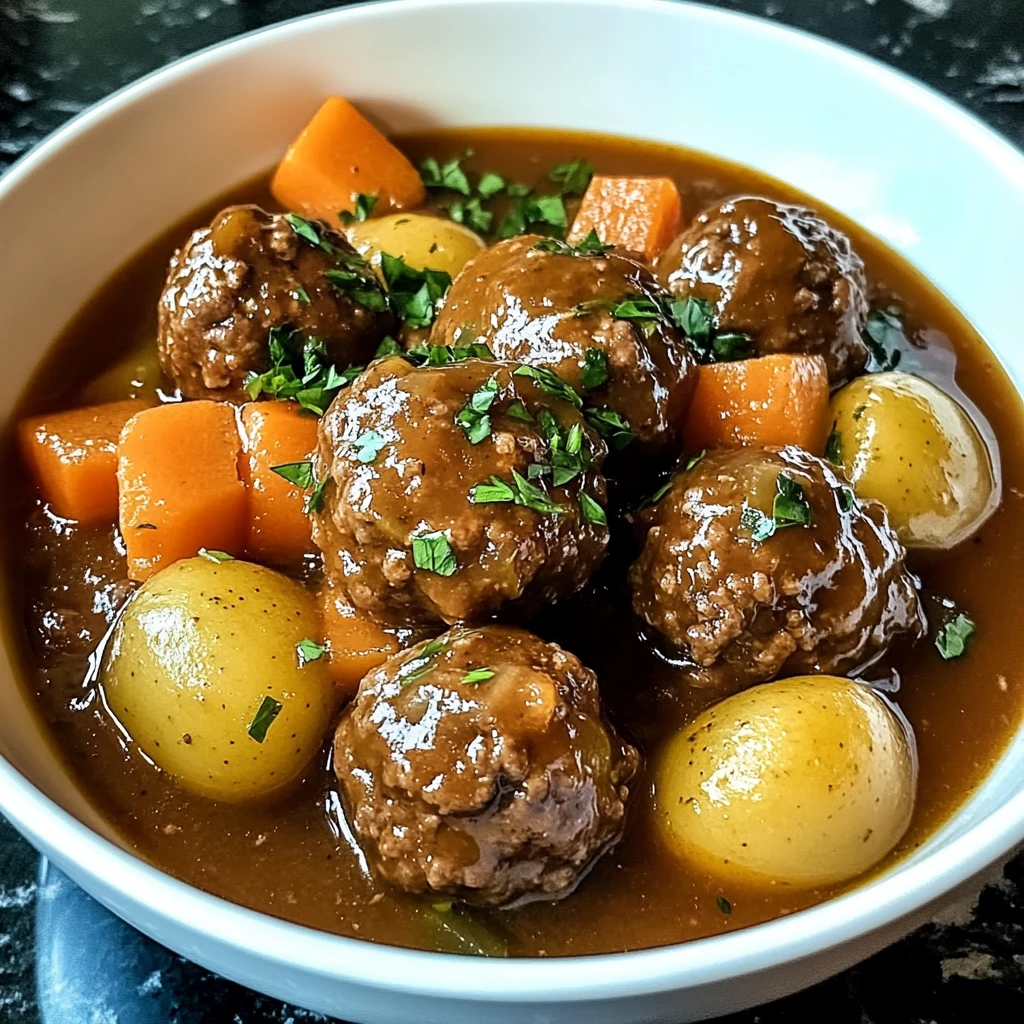 Irish Meatball Stew 30 Minutes Easy Delicious