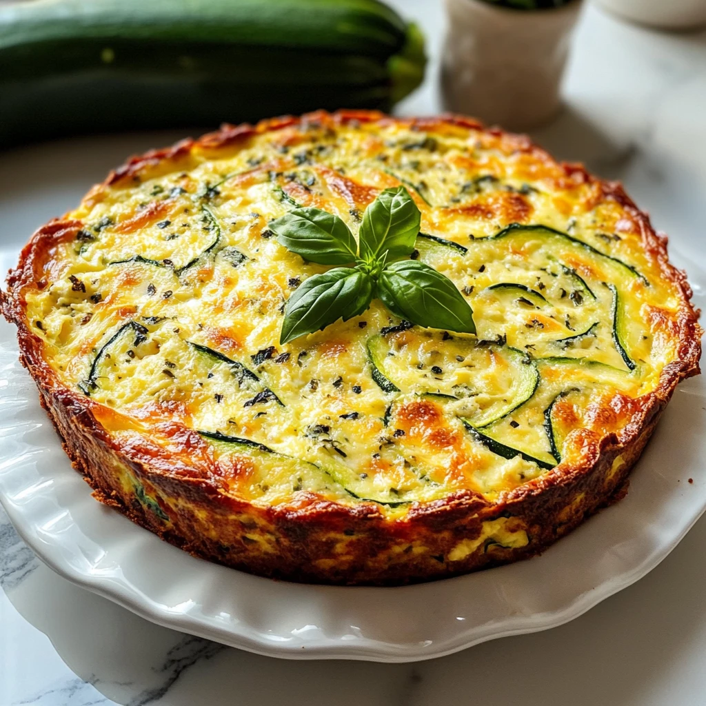 Keto Crustless Zucchini Quiche 4 Servings Easy Delicious