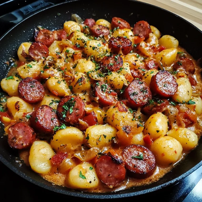 Kielbasa Gnocchi Skillet 30 Minutes Easy Delicious