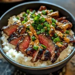Korean BBQ Steak Bowls 4 Servings Ultimate Delicious