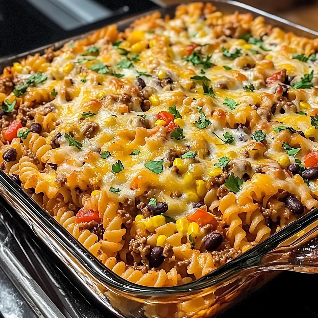 Loaded Taco Pasta Bake 30 Minutes Easy Delicious