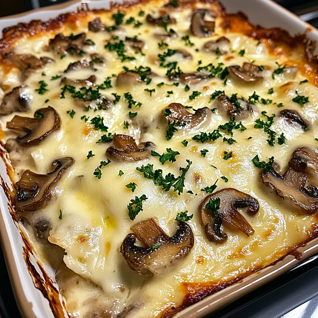Mushroom Mozzarella Bake 5 Steps Ultimate Delicious