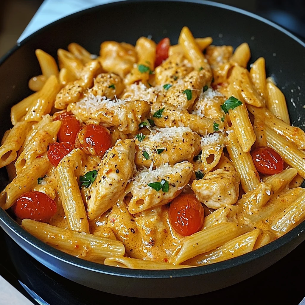 One-Pan Creamy Sweet and Spicy Cajun Chicken Pasta 30 Minutes Ultimate Delicious