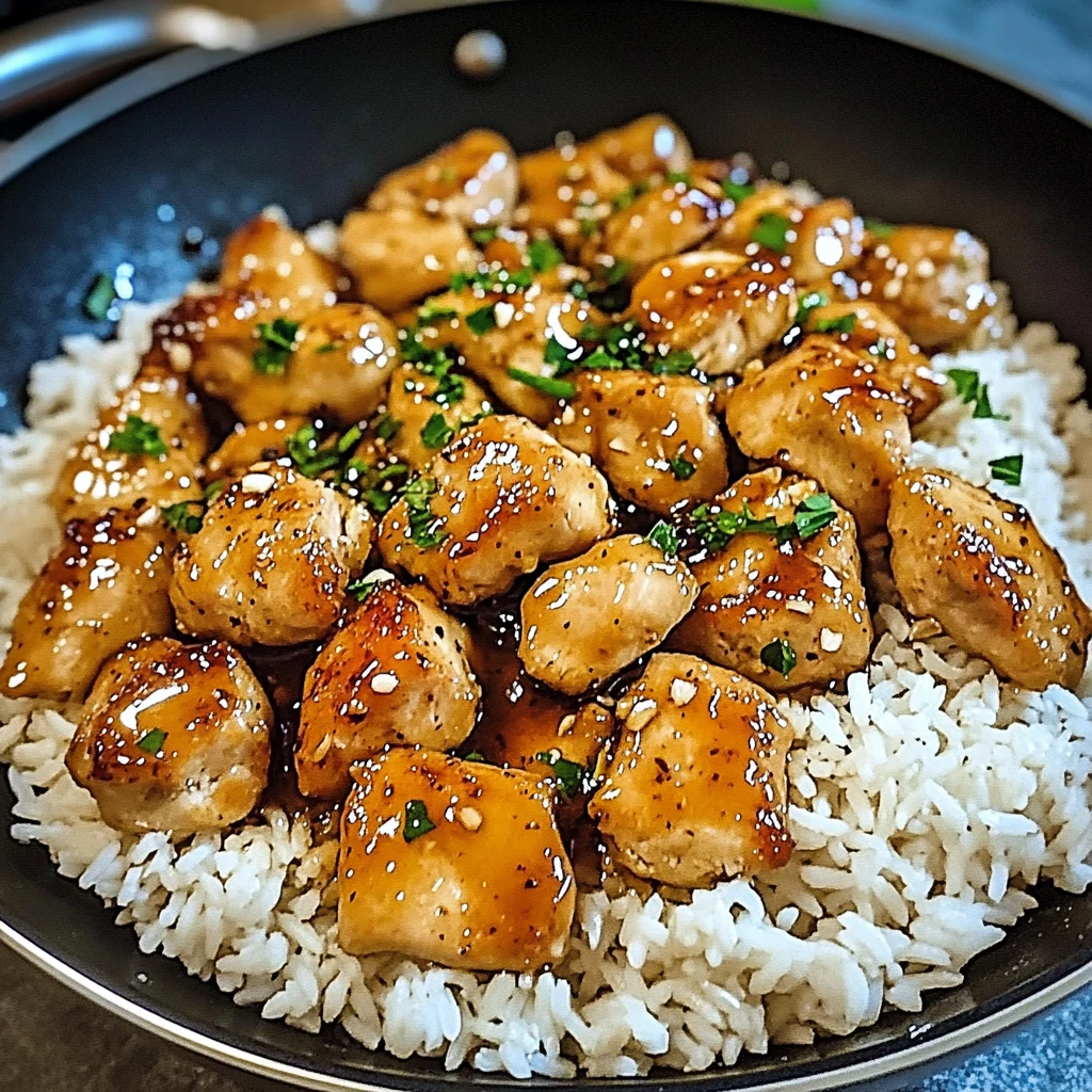 One-Pan Honey Butter Garlic Chicken and Rice 30 Minutes Easy Delicious