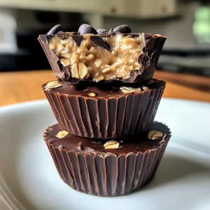 Peanut Butter Protein Oatmeal Cups 4 Servings Easy Delicious