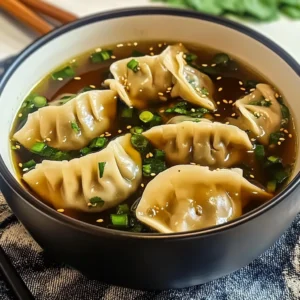 Potsticker Soup 5 Steps Easy Delicious