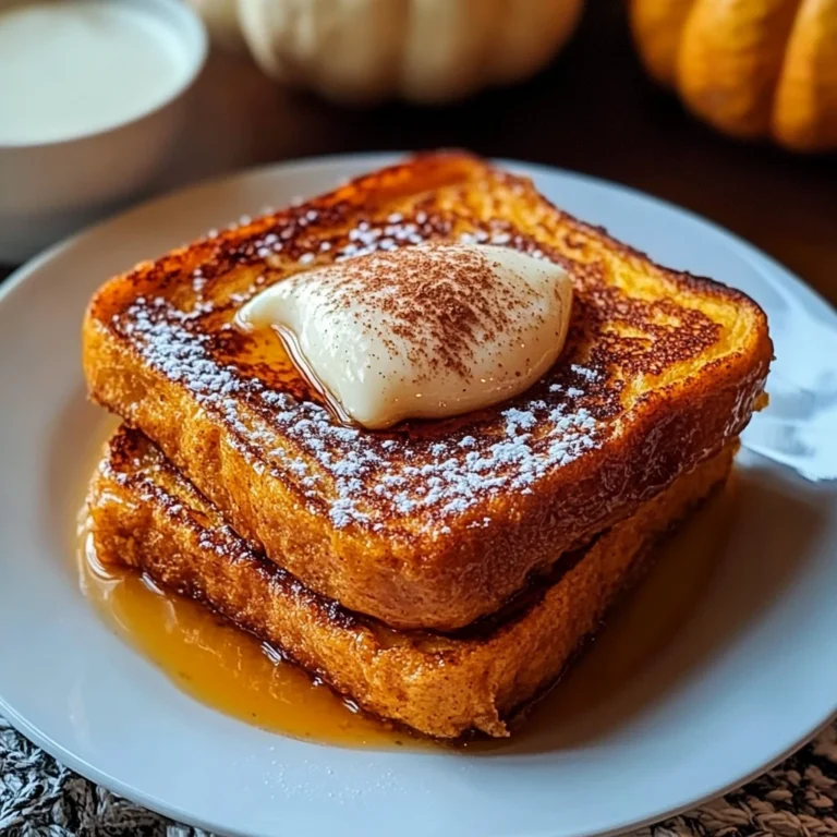 Pumpkin French Toast Breakfast 4 Servings Ultimate Delicious