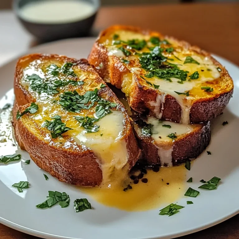 Savory French Toast 4 Servings Easy Delicious