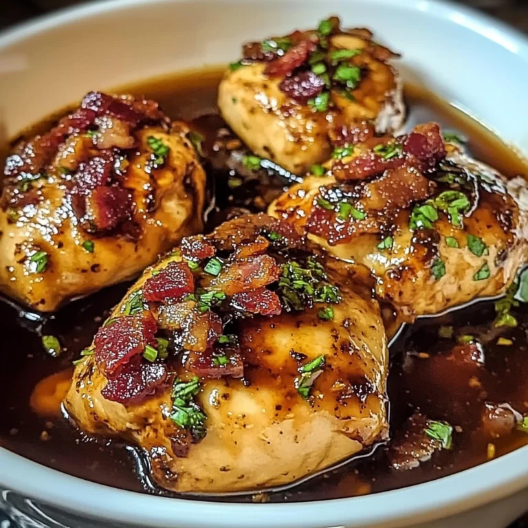 Slow Cooker Bacon Brown Sugar Garlic Chicken 4 Servings Easy Delicious