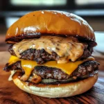 Smoked Cajun Cheese Burgers 4 Servings Ultimate Delicious