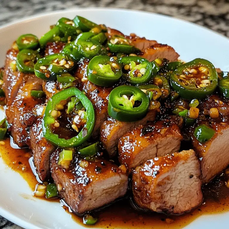 Sweet Jalapeno Pork 5 Steps Ultimate Delicious