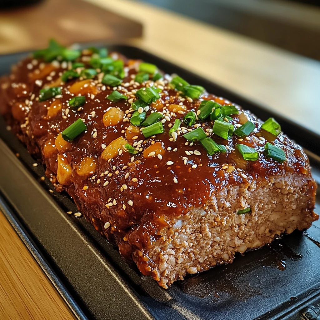 Sweet & Spicy Korean BBQ Meatloaf 5 Steps Amazing