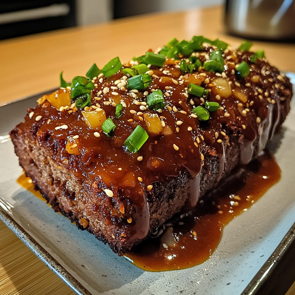 Sweet & Spicy Korean BBQ Meatloaf 5 Steps Amazing