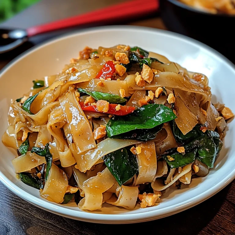 Thai Drunken Noodles 5 Steps Ultimate Delicious