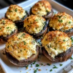Air Fryer Stuffed Mushrooms 8 Ingredients Easy Delicious
