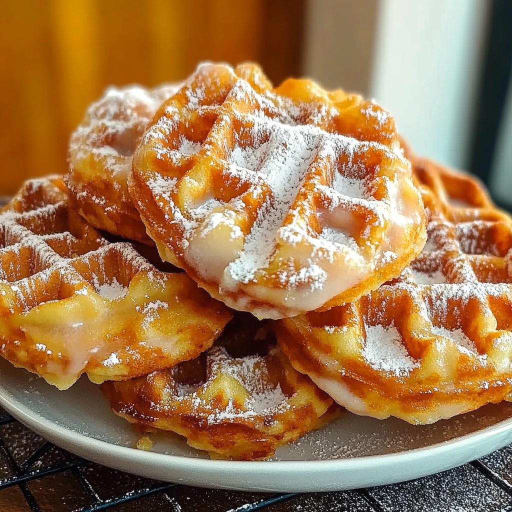 Apple Fritter Waffle Donuts 30 Minutes Ultimate Delicious