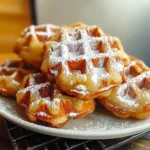Apple Fritter Waffle Donuts 30 Minutes Ultimate Delicious