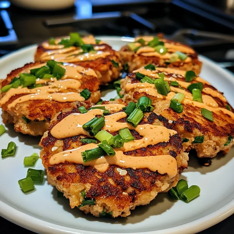 Asian Tuna Cakes 4 Servings Easy Delicious