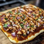 BBQ Chicken Flatbread Pizza 8 Steps Easy Delicious
