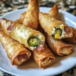 Bacon Jalapeño Popper Eggrolls 8 Ingredients Easy Delicious