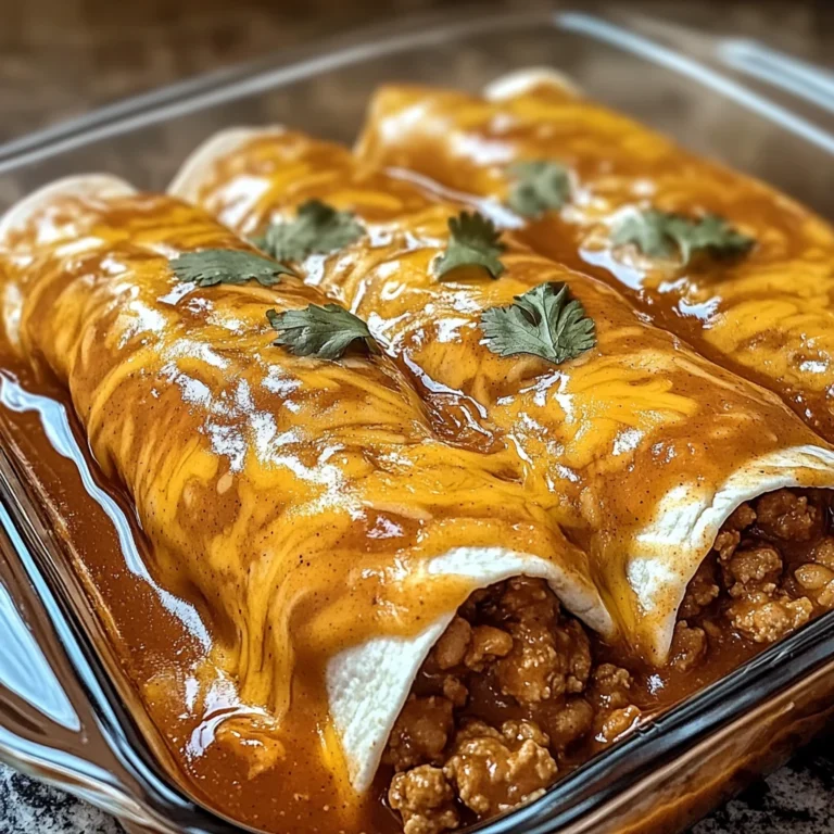 Baked Wet Burritos 6 Ingredients Easy Delicious
