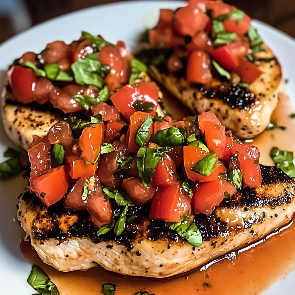 Bruschetta Chicken 4 Ingredients Easy Delicious