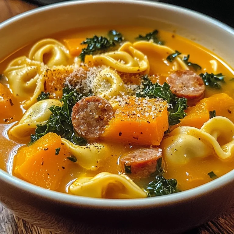 Butternut Squash and Sausage Tortellini Soup 30 Minutes Ultimate Delicious