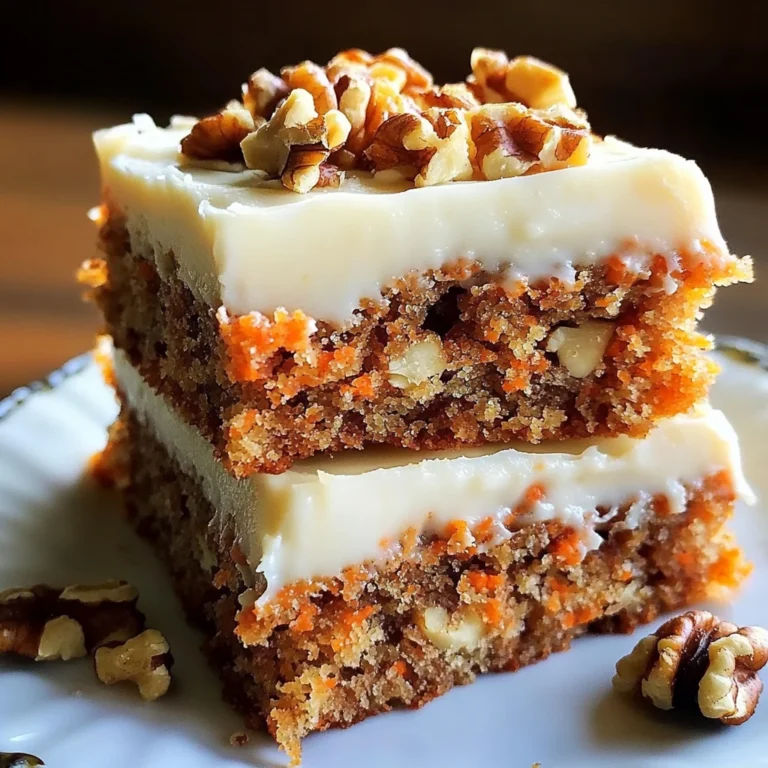 Carrot Cake Bars 30 Minutes Easy Delicious