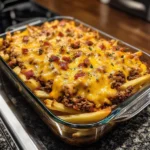Cheeseburger French Fry Casserole 5 Steps Easy Delicious