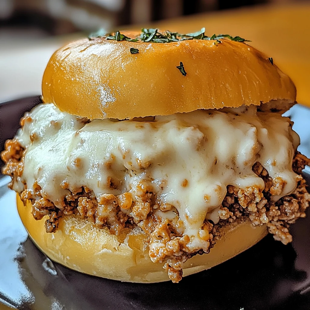 Chicken Alfredo Sloppy Joes 5 Steps Ultimate Delicious