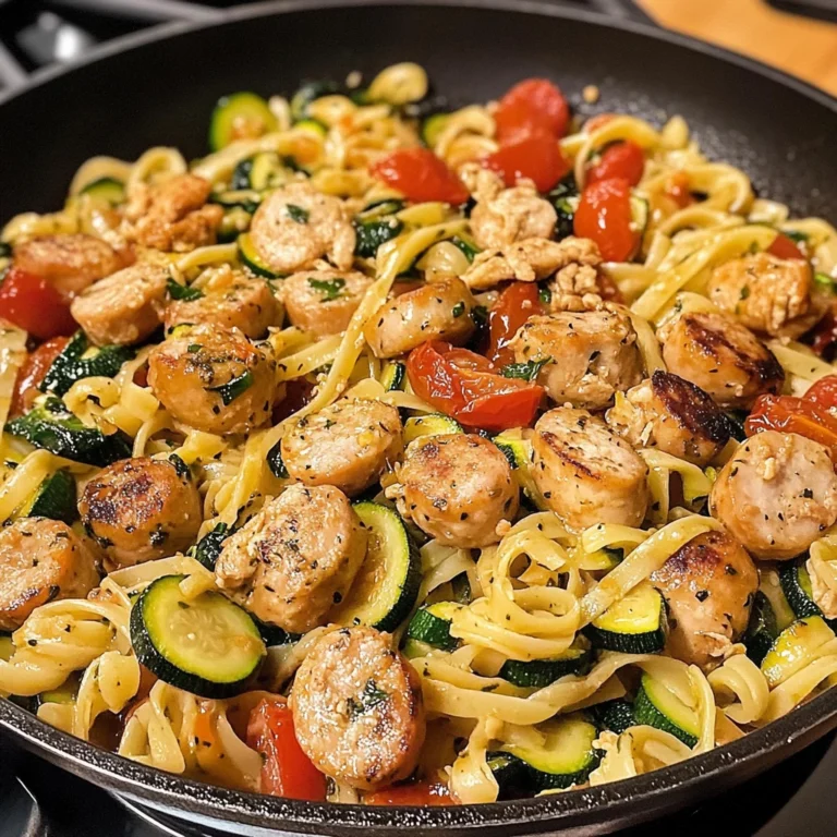 Chicken Zucchini Pasta Skillet 30 Minutes Quick Delicious