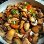 Chicken and Mushroom Stir-Fry 5 Ingredients Easy Delicious