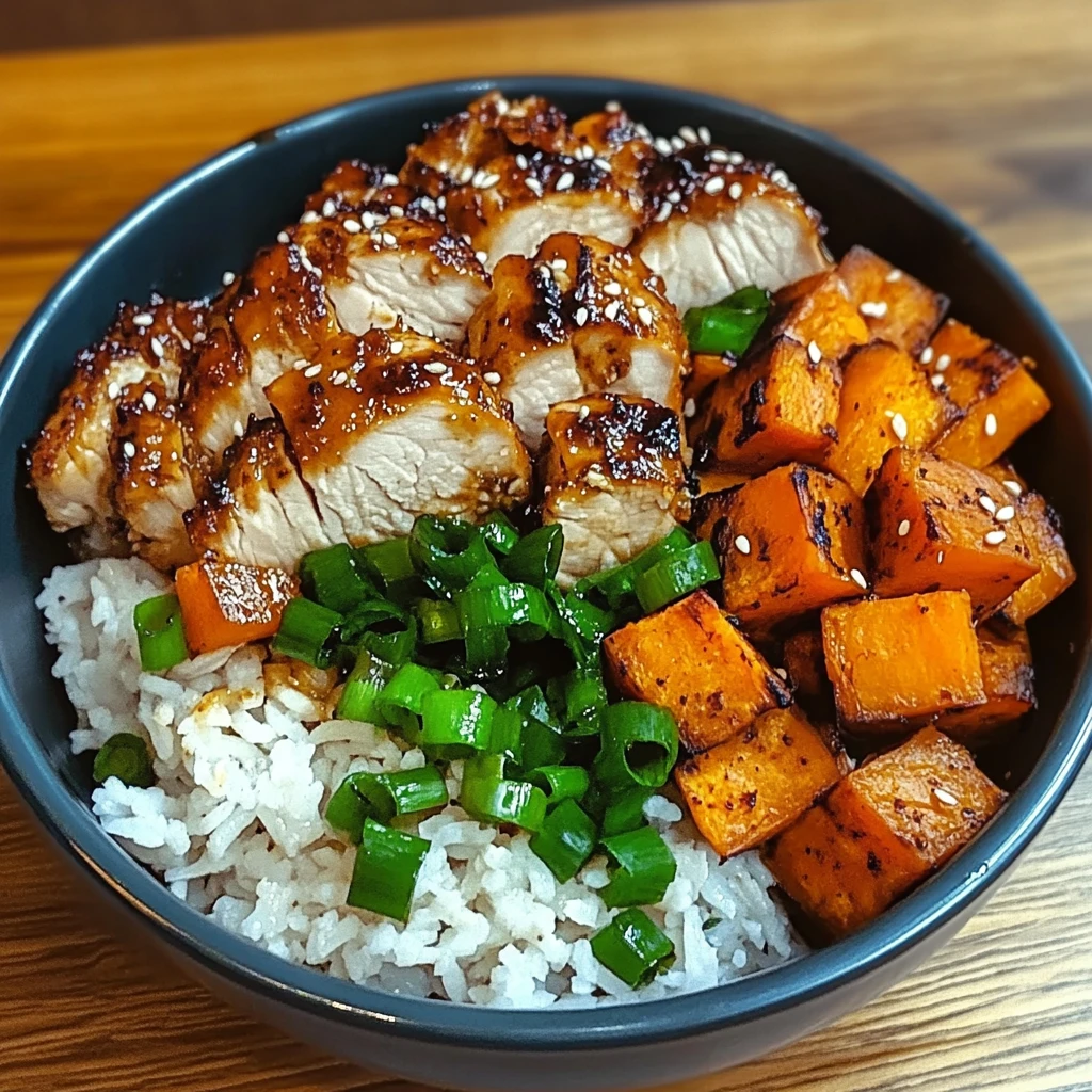 Chicken and Sweet Potato Rice Bowl 30 Minutes Ultimate Delicious