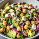 Chickpea Feta Avocado Salad 5 Steps Ultimate Delicious