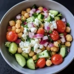 Cottage Cheese and Chickpeas Salad 4 Servings Supreme Delicious