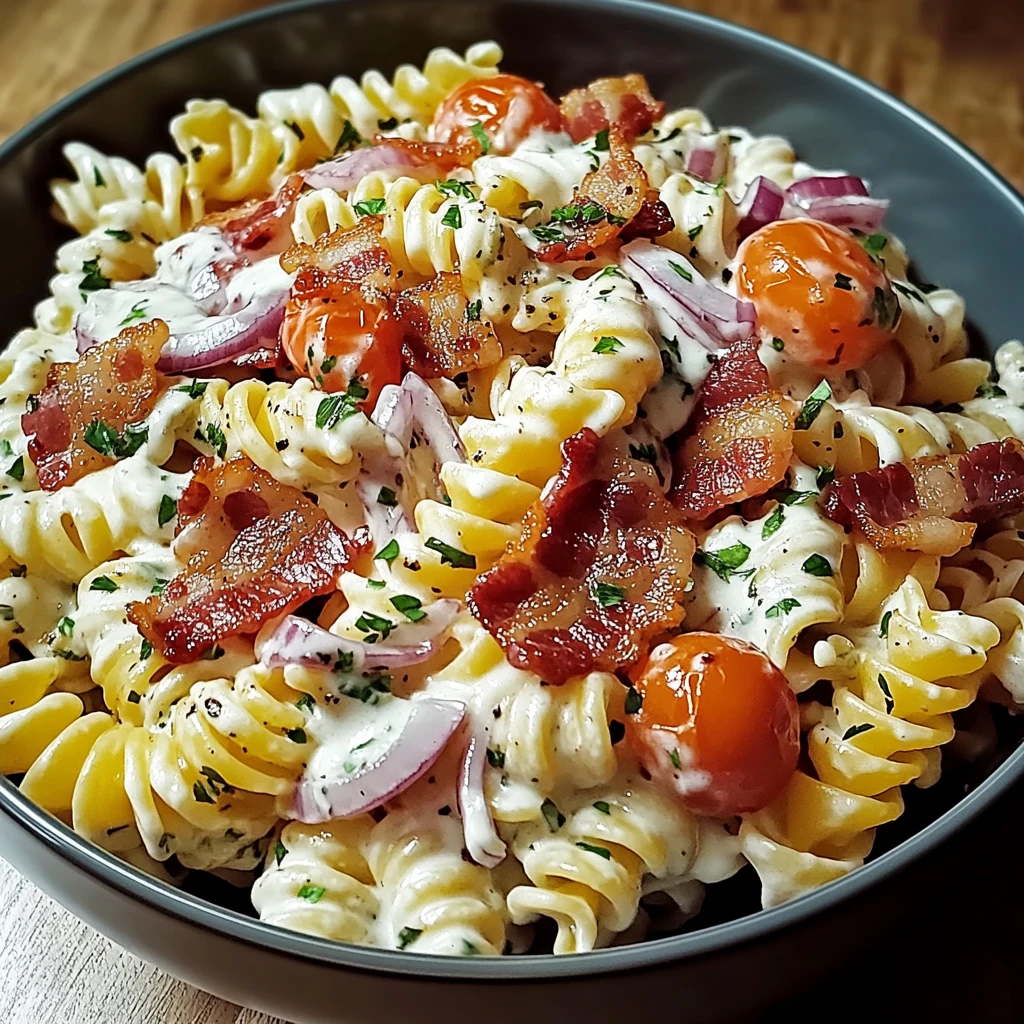 Creamy Bacon Ranch Pasta Salad 5 Steps Ultimate Delicious