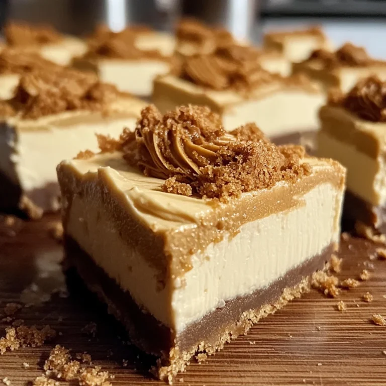 Creamy Biscoff Cheesecake Bars 5 Steps Ultimate Delicious