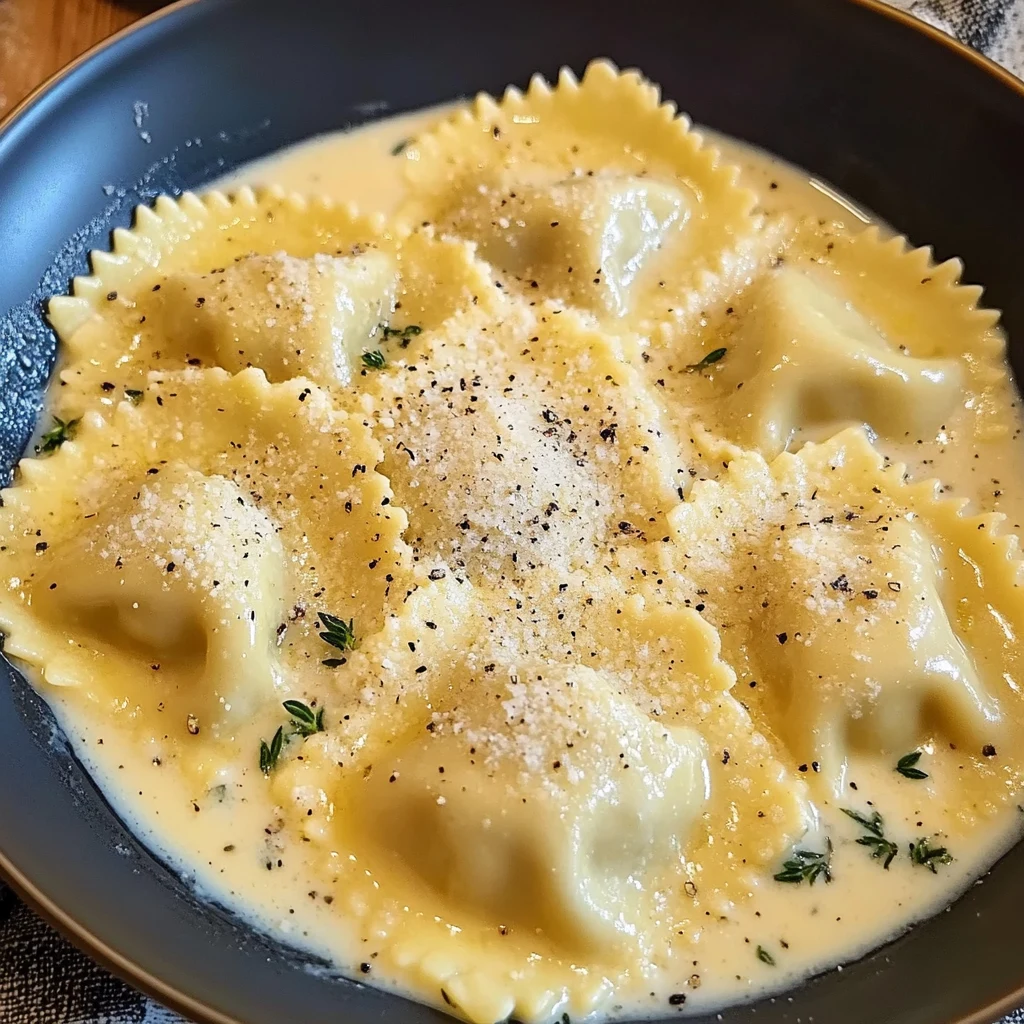 Creamy Garlic Parmesan Ravioli Sauce 5 Steps Easy Delicious