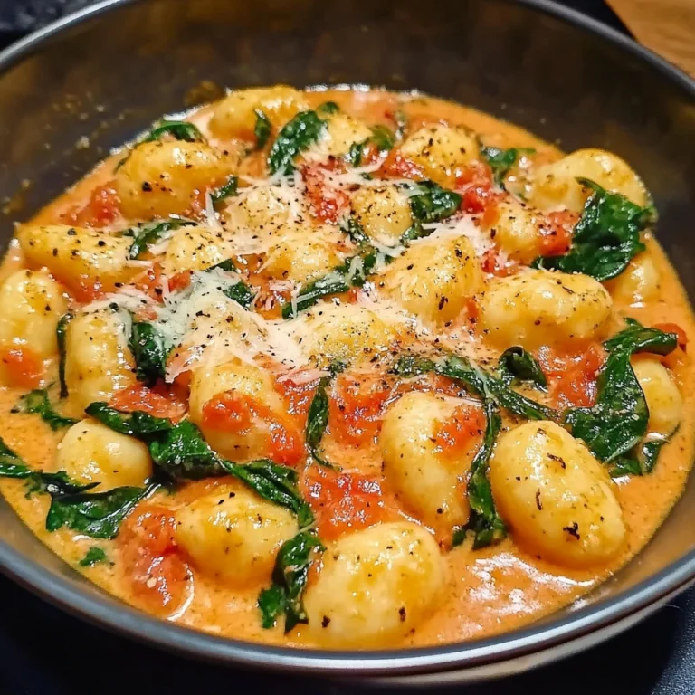 Creamy Tomato Spinach Gnocchi 30 Minutes Easy Delicious