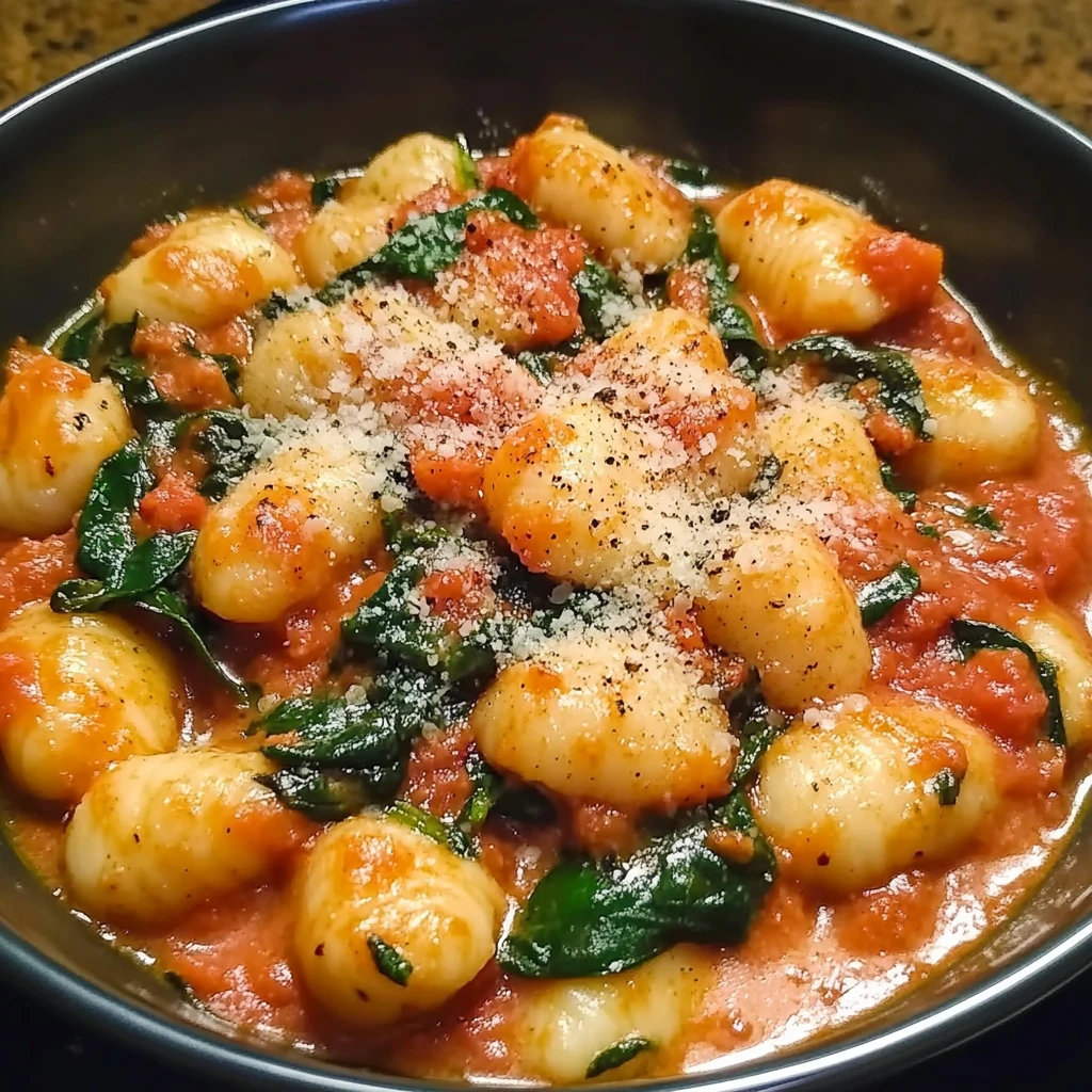 Creamy Tomato Spinach Gnocchi 30 Minutes Easy Delicious
