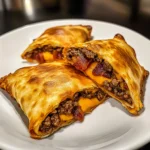 Crispy BBQ Bacon Cheeseburger Panic Pockets 30 Minutes Awesome Delicious