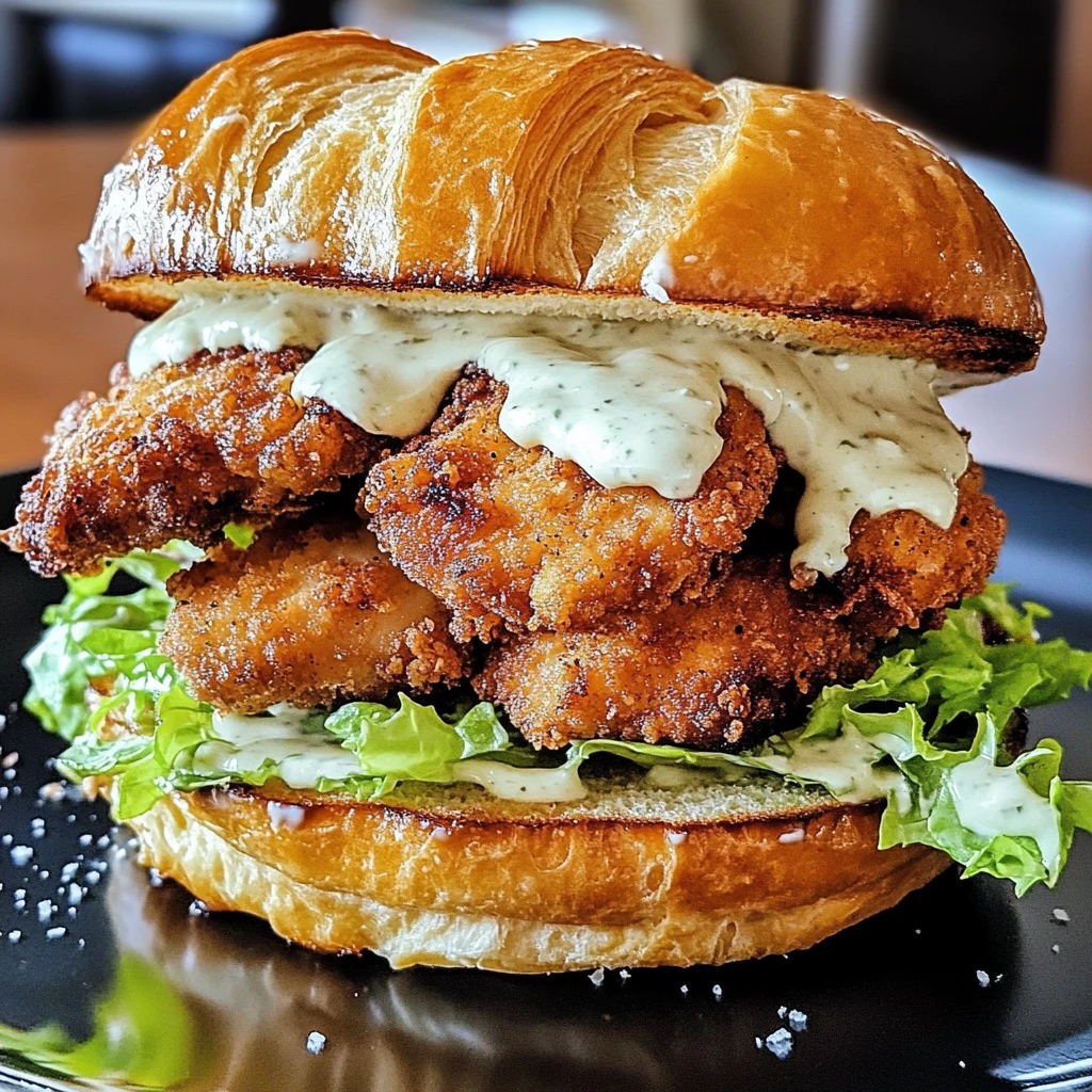 Crispy Chicken Caesar Sandwich 4 Servings Ultimate Delicious