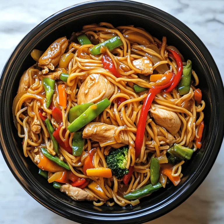 Crockpot Chicken Lo Mein 5 Steps Awesome Delicious