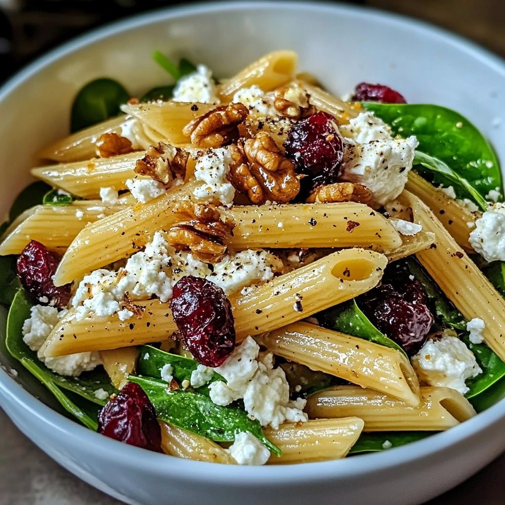 Feta & Cranberry Penne Salad 4 Servings Ultimate Delicious