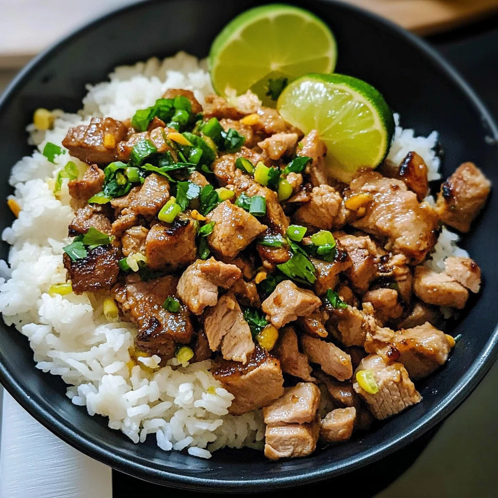 Ginger Lime Pork with Coconut Rice: 30 Minutes to Delicious