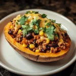 Ground Turkey Stuffed Sweet Potatoes 5 Steps Easy Delicious