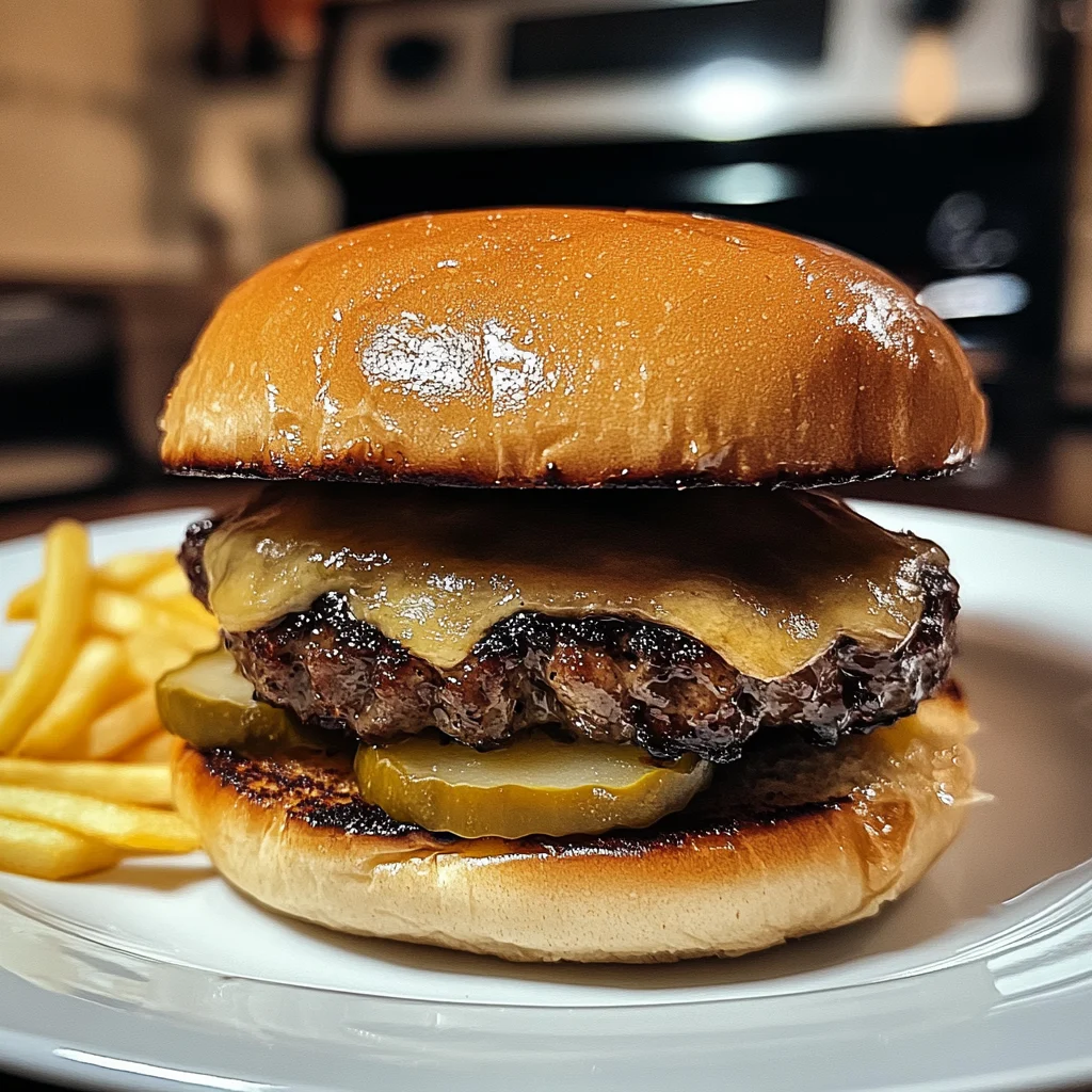 Irish Pub Burger 4 Servings Ultimate Delicious