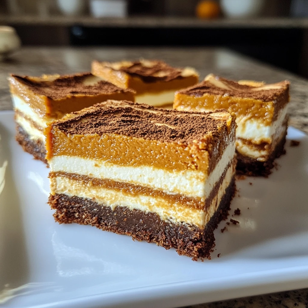 Irresistible 3-Layer Pumpkin Cheesecake Bars - 10 Steps to Amazing